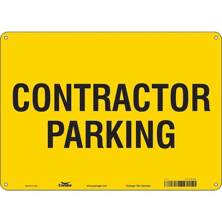 Condor Traffic Sign, 14"W, 10" H, 0.055" Thickness, 477Z09 477Z09