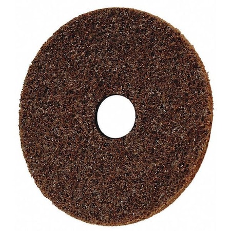 Scotch-Brite Hook-and-Loop Surface Conditioning Disc, 4-1/2" Dia, Center Hole, Aluminum Oxide, Non-Woven Type 7010329310