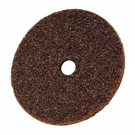 Scotch-Brite Hook-and-Loop Surface Conditioning Disc, 7" Dia, Center Hole, Aluminum Oxide, Not Applicable Grit 7010364923