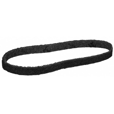 Scotch-Brite Sanding Belt, 3/4 in W, 18 in L, Non-Woven, Silicon Carbide, Not Applicable Grit, Super Fine, SC-BS 7100019651