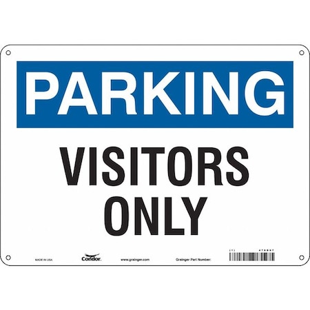 Condor Visitor Parking Sign, 10" x 14, 478D07 478D07