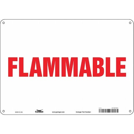Condor Danger Sign, 10 in H, 14 in W, Horizontal Rectangle, English, 478F01 478F01