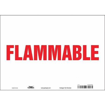 Condor Danger Sign, 10 in H, 14 in W, Vinyl, Horizontal Rectangle, English, 478F06 478F06