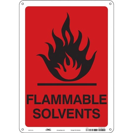 Condor Safety Sign, 14 in Height, 10 in Width, Polyethylene, Vertical Rectangle, English, 478F23 478F23
