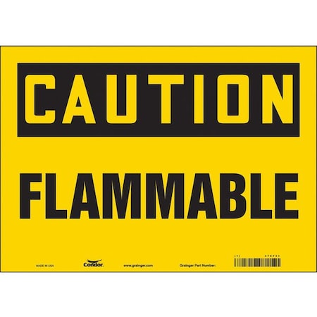 Condor Danger Sign, 10 in H, 14 in W, Vinyl, Horizontal Rectangle, English, 478F31 478F31