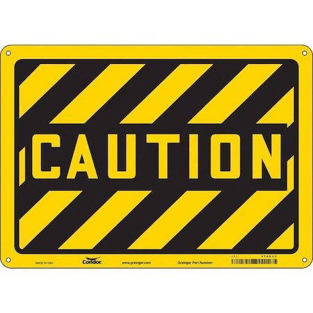 Condor Caution, , 14 in W x 10 in H, Horizontal Rectangle, Aluminum, 478X23 478X23