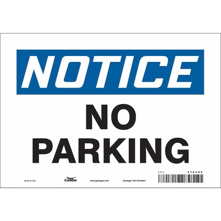 Condor Safety Sign, 7 inx10 in, Vinyl, 478C80 478C80