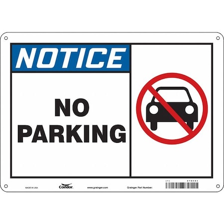 Condor No Parking Sign, 10" x 14, 478C83 478C83