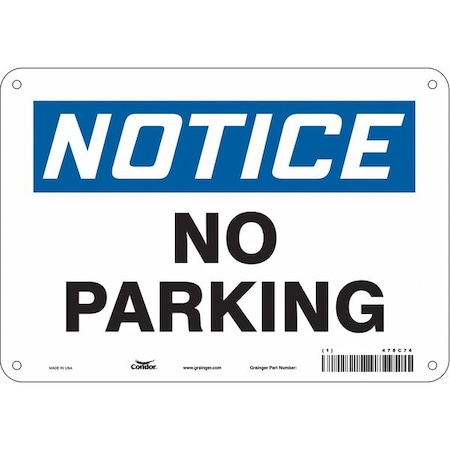 Condor Safety Sign, 7 in x 10 in, Aluminum, 478C74 478C74