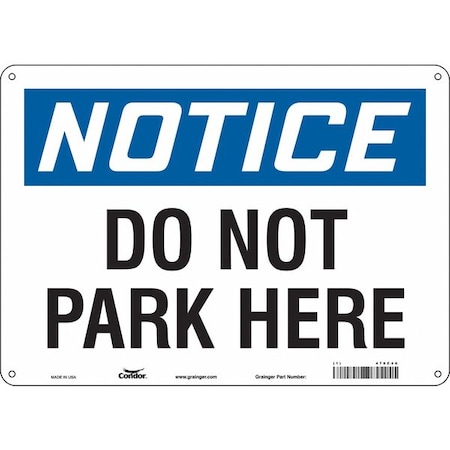 Condor Safety Sign, 10 inx14 in, Aluminum, 478C46 478C46