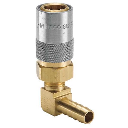 Parker Hydraulic Quick Connect Hose Coupling, Brass Body, Sleeve Lock, Moldmate Series PC316V