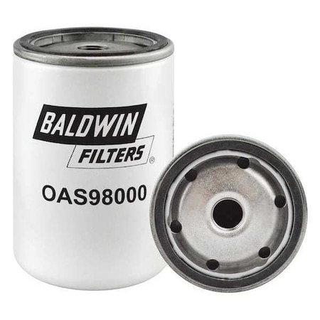 Baldwin Filters Air Filter, Spin-On, 4-29/32 in. L OAS98000