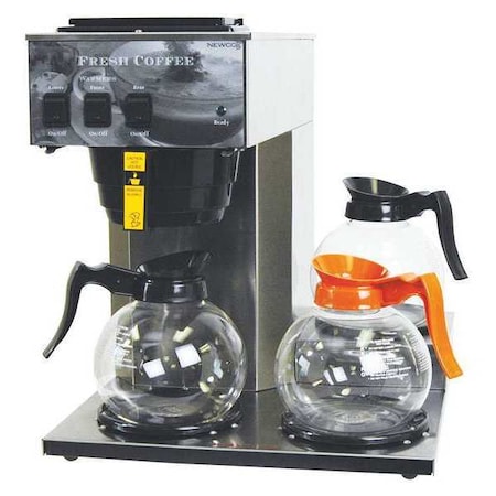 Newco Coffee Silver Pourover 4 gal Coffee Brewer AK-3AS