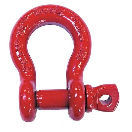 Crosby Shackle, 1-3/4 in., 50,000 lb., Galvanized 1018632