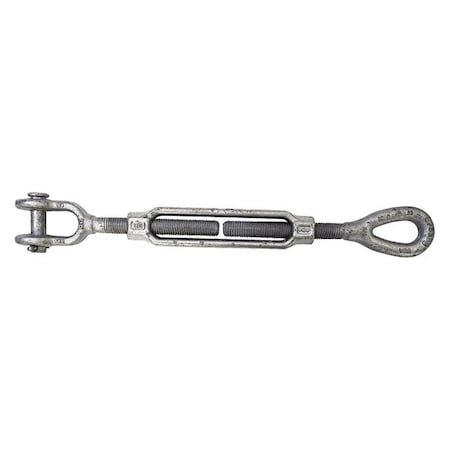 Crosby Turnbuckle, Jaw and Eye, Steel, 3/4 in Dia. TB034CR07