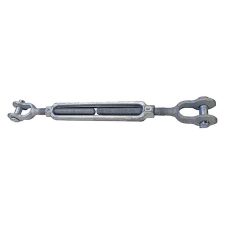 Crosby Turnbuckle, Jaw and Jaw, Steel, 1 in. Dia. 1032812
