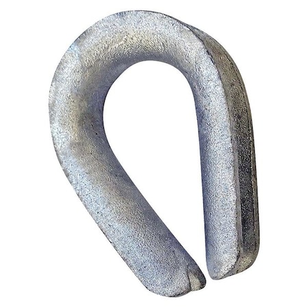 Crosby Wire Rope Thimble, 5/8 in., Steel 1037755