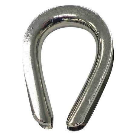 Crosby Wire Rope Thimble, 5/16 in., Steel 1037988