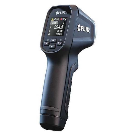 Flir Infrared Thermometer, Single Dot Laser Sighting -22 Degrees  to 1202 Degrees F, LCD TG54-2