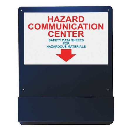 Accuform Hazard Communication Center, Aluminum, 24 in W, 30 in H ZRS709