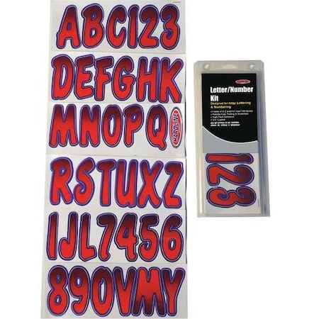 Hardline Products LetterandNumberLabelSet, 3inH, 1-1/2inW GREPUG200