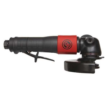 Chicago Pneumatic Angle Angle Grinder, 1/4 in NPT Female Air Inlet, Heavy Duty, 12,000 RPM, 1.1 hp CP7550B