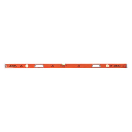 Johnson Level & Tool Box Level, Aluminum, 78 in. L, Yellow 1718-7800