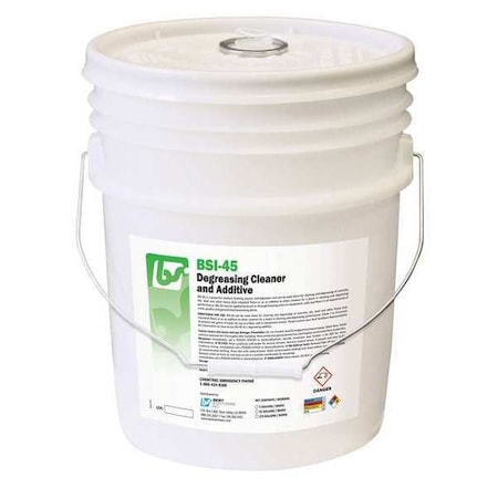 Best Sanitizers Degreasing Cleaner And Additive, 5 Gal Pail, Foam, Aqueous BSI452