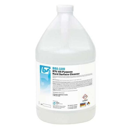 Best Sanitizers Cleaner, Lemon, 1 gal., Bottle, 9.05 lb., PK4 BSI1001