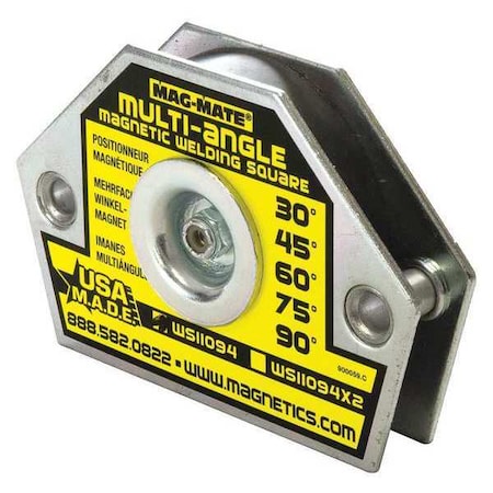 Mag-Mate Magnetic Welding Square, 3 in. L, 55 lb. WS11094AX3