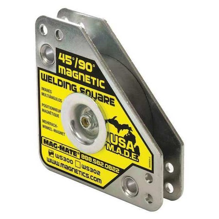 Mag-Mate Magnetic Welding Square, 3-3/4in.L, 60 lb. WS300AX3