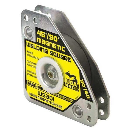 Mag-Mate Magnetic Welding Square, 3-3/4in.L, 60 lb. WS301AX3