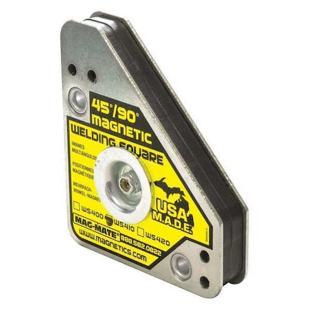 Mag-Mate Magnetic Welding Square, 4-3/8in.L, 75 lb. WS410AX3