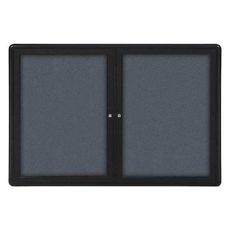 Ghent Message Center 60-1/8"W, Gray OVK4-F91