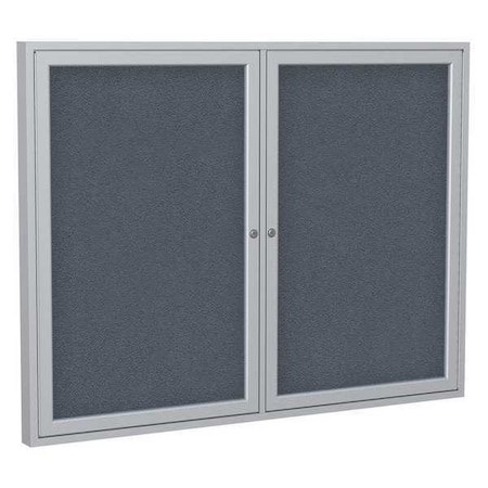 Ghent Message Center 36"H x 48"W, Gray PA23648F-91