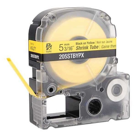 Epson SleeveLabel, Yellow, Polyolefin, 3/16inW 205STBYPX