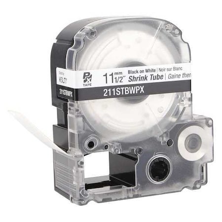 Epson Sleeve Label, White, Polyolefin, 1/2 in W 211STBWPX