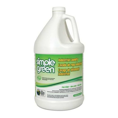 Simple Green Liquid Laundry Detergent, 1 gal Jug, Liquid, Unscented, Clear to light yellow liquid 1510000403001