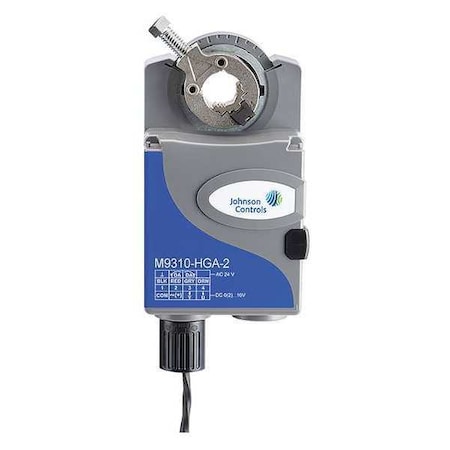 Johnson Controls Damper Actuator, 89 in.-lb. Torque M9310-HGA-2