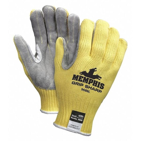 MCR SAFETY Cut Resistant Gloves, A3 Cut Level, Uncoated, XL, 1 PR 9686XL