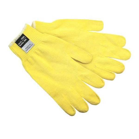 Cut Gloves, M, YLW, Kevlar(R), Dry Use, PK12