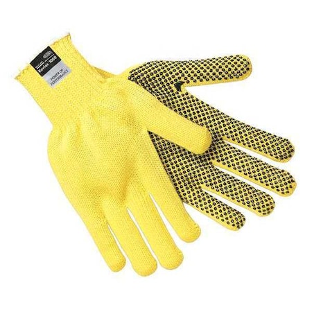 MCR SAFETY Cut Resistant Coated Gloves, A3 Cut Level, PVC, XL, 12PK 9365XL