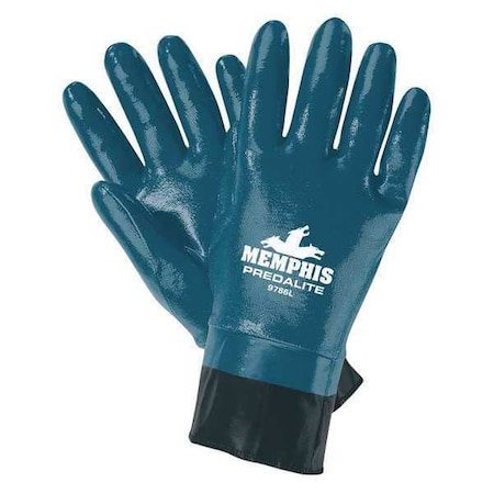 MCR SAFETY 11" Chemical Resistant Gloves, Nitrile, XL, 12PK 9786XL