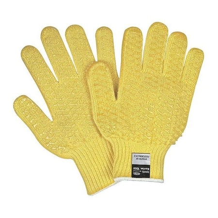 Mcr Safety Cut Resistant Coated Gloves, Cut Level A3 , PVC , Fish Net , M 12 PK 9370HM