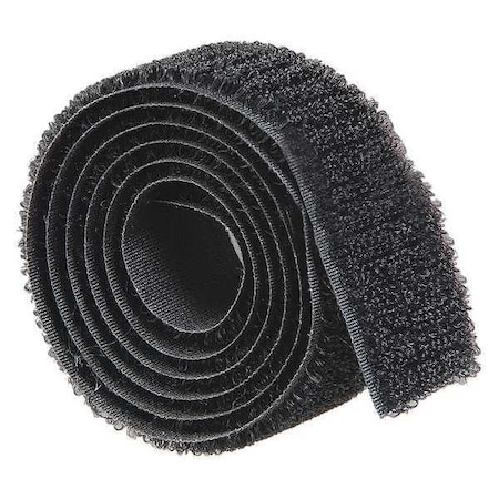 Velcro Brand Reclosable Fastener, No Adhesive, 150 ft, 1 in W, Black 156383