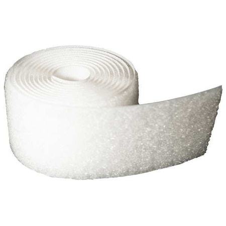 Velcro Brand Reclosable Fastener, No Adhesive, 150 ft, 2 in W, White 186786