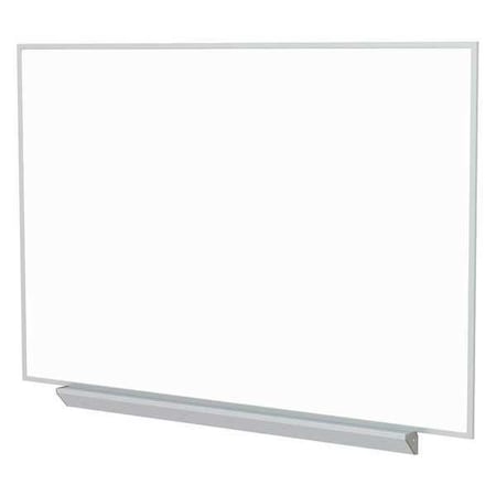 Ghent Dry Erase Board, Porcelain, 48 1/2 in, 120 1/2 in, Aluminum Frame, White, Matte A2M410