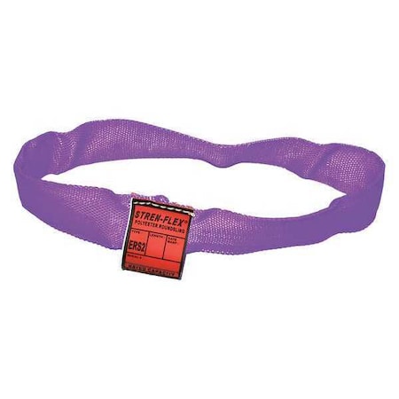 Stren-Flex Round Sling, Endless, Purple, 4 ft. L STRERS1-04