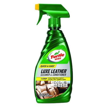 TURTLE WAX Leather Cleaner and Conditioner, 16 oz. T363A