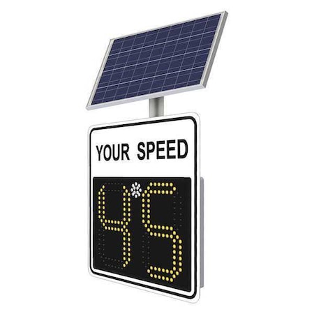 Tapco LED Radar Speed Display Sign, Aluminum 126026